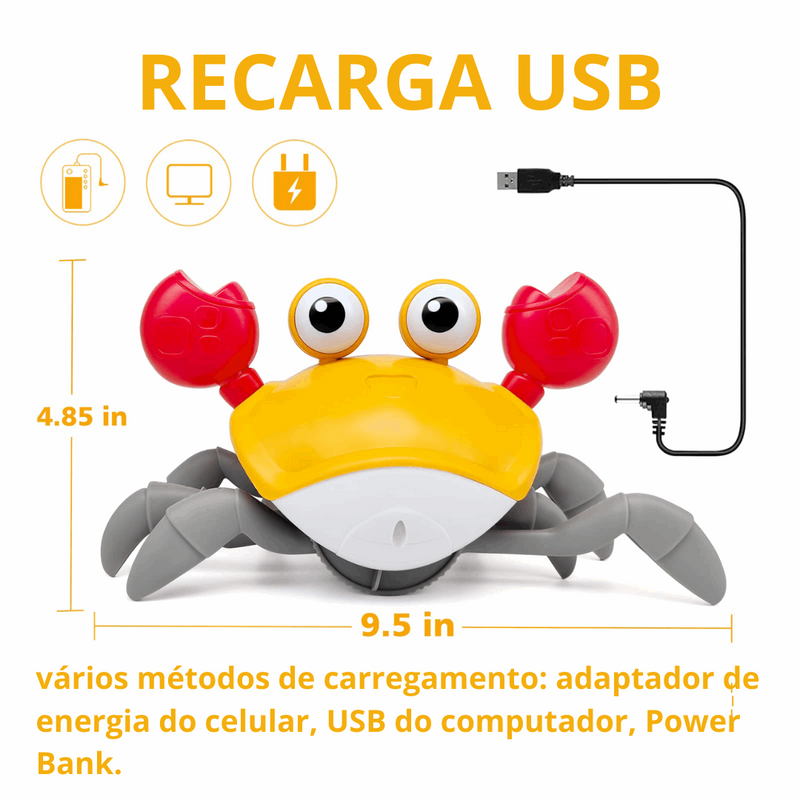 Caranguejo ou polvo fujão