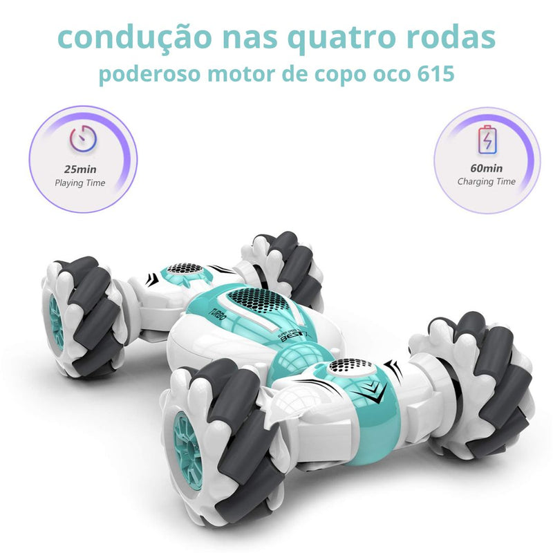 Carro Rc Com Controle Remoto Gesto Sensor - Salanas