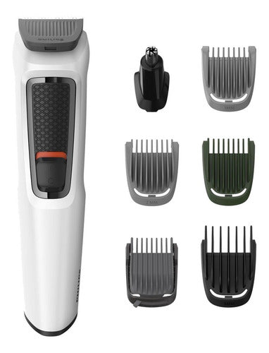 Barbeador e cortador de cabelo Philips Series 3000 MG3721 branco 100V/240V - Salanas® - Salanas