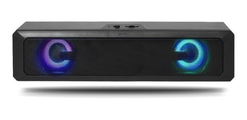 Caixa Caixinha De Som Pc Gamer Soundbar Led Tv Note Usb P2 - Salanas® - Salanas