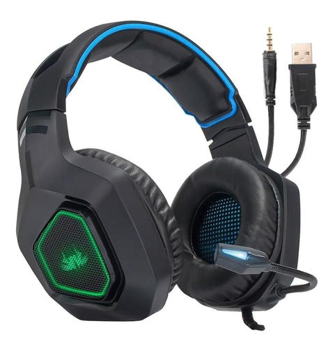 Fone de ouvido over-ear gamer Knup KP-488 - Salanas® - Salanas