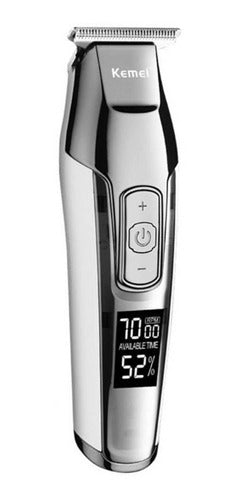 Aparador de pelo Kemei KM-5027 prata 100V/240V - Salanas® - Salanas