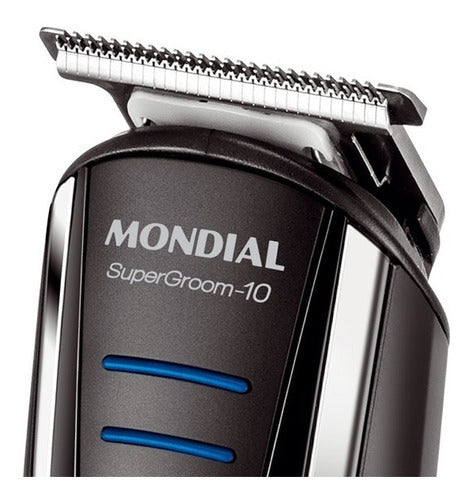 Barbeador e cortador de cabelo Mondial Super Grooming BG-03 110V/220V - Salanas® - Salanas