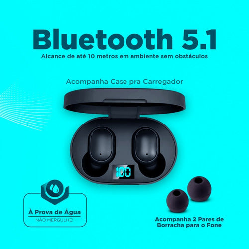 Fone De Ouvido Bluetooth 5.0 Par Sem Fio - Salanas® - Salanas