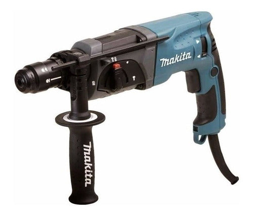 Martelete Makita HR2470 azul com 800W de potência 220V - Salanas® - Salanas