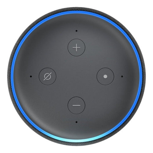 Amazon Echo Dot 3rd Gen com assistente virtual Alexa carvão 110V/240V - Salanas® - Salanas