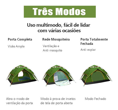 Barraca Camping De 4/5 Pessoas À Prova D'água Dois Andares - Salanas® - Salanas