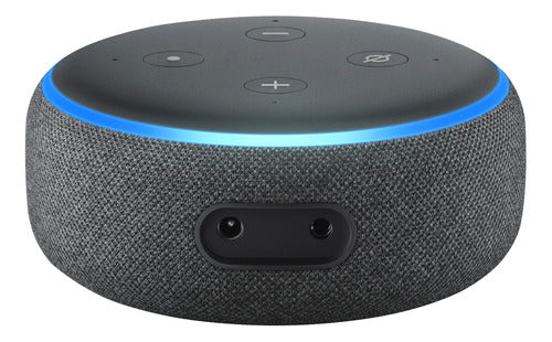 Amazon Echo Dot 3rd Gen com assistente virtual Alexa carvão 110V/240V - Salanas® - Salanas