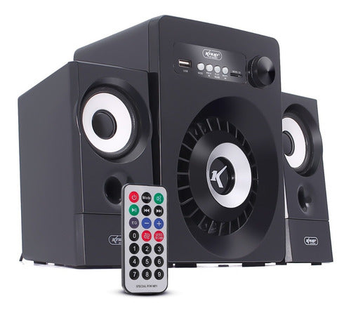 Home Theater Subwoofer 2.1 Caixa De Som P2 Para Tv Notebook - Salanas® - Salanas