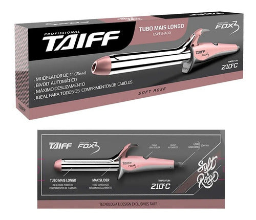 Baby Liss Modelador De Cachos Taiff Fox 3 Rose Bivolt 25mm - Salanas® - Salanas