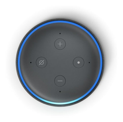 Amazon Echo Dot 3rd Gen com assistente virtual Alexa carvão 110V/240V - Salanas® - Salanas