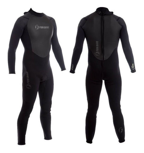 Roupa Long John 3 Mm Fun Dive - Mergulho Pesca Caiaque Surf - Salanas® - Salanas