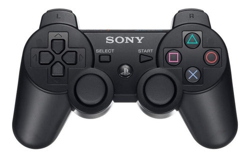 Controle joystick sem fio Sony PlayStation Dualshock 3 preto - Salanas® - Salanas