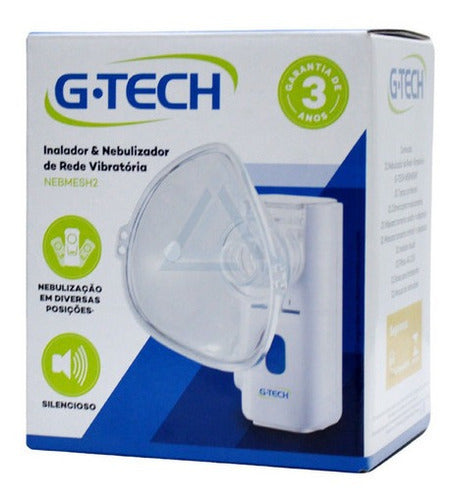 Nebulizador Sem Fio Recarregável Inalador G-tech Nebmesh - Salanas® - Salanas