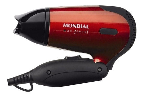 Secador de cabelo Mondial Max Travel SC-10 vermelho e preto 110V/220V - Salanas® - Salanas