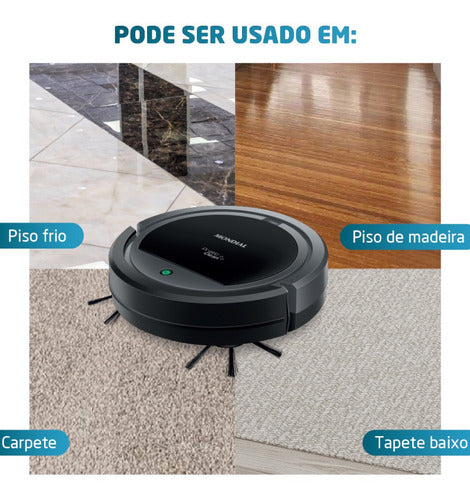 Robô Aspirador De Pó Pratic Clean - Rb-11 Mondial - Salanas® - Salanas