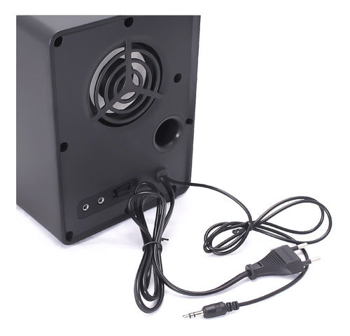 Home Theater Subwoofer 2.1 Caixa De Som P2 Para Tv Notebook - Salanas® - Salanas