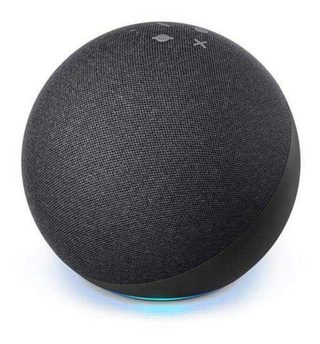 Amazon Echo Dot 4th Gen com assistente virtual Alexa charcoal 110V/240V - Salanas® - Salanas