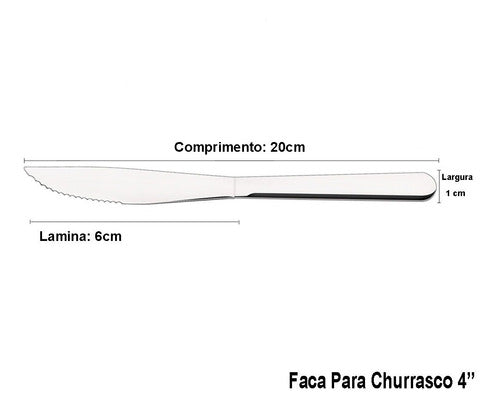 Faqueiro Tramontina Búzios Em Aço Inox Com Detalhe 24 Peças - Salanas® - Salanas