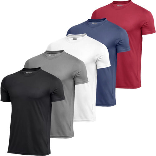 Kit 5 Camisetas Novastreet Dry Fit Anti Suor - Linha Premium - Salanas® - Salanas