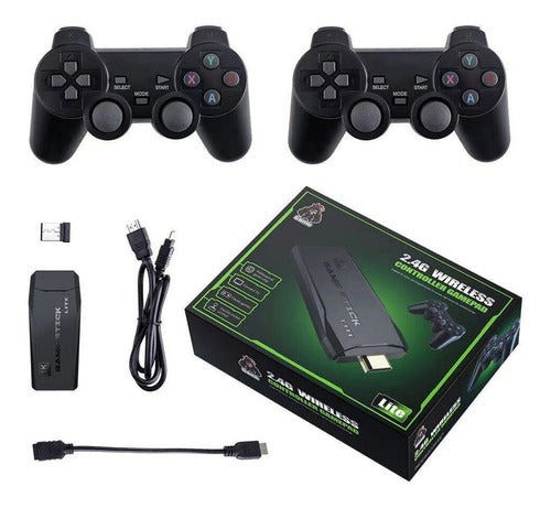 Vídeo Game Retro Console Stick Box 4k com 2 Controles Sem Fio - Salanas® - Salanas