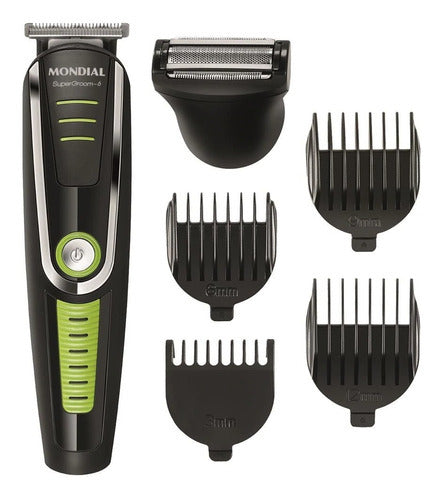 Cortador de cabelo Mondial Super Groom 6 BG-04 6410-01 110V/220V - Salanas® - Salanas