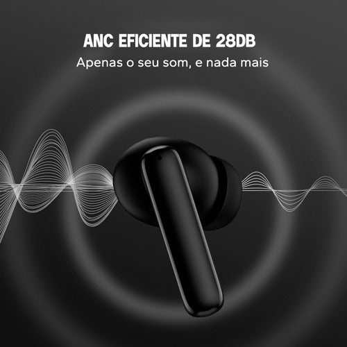 Fone Qcy T13 Anc Cancelamento De Ruído Ativo Bluetooth 5.3 - Salanas® - Salanas