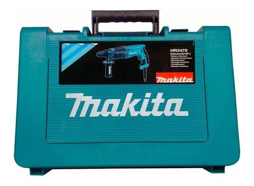 Martelete Makita HR2470 azul com 800W de potência 220V - Salanas® - Salanas