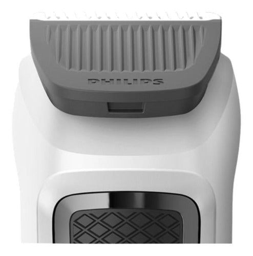 Barbeador e cortador de cabelo Philips Series 3000 MG3721 branco 100V/240V - Salanas® - Salanas