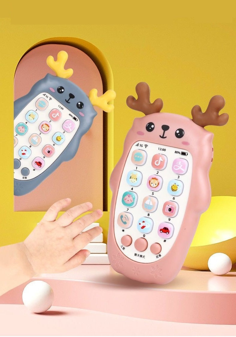 Edufone Baby - Brinquedo Eletrônico Bilíngue com Músicas, Sons e Funções - Salanas