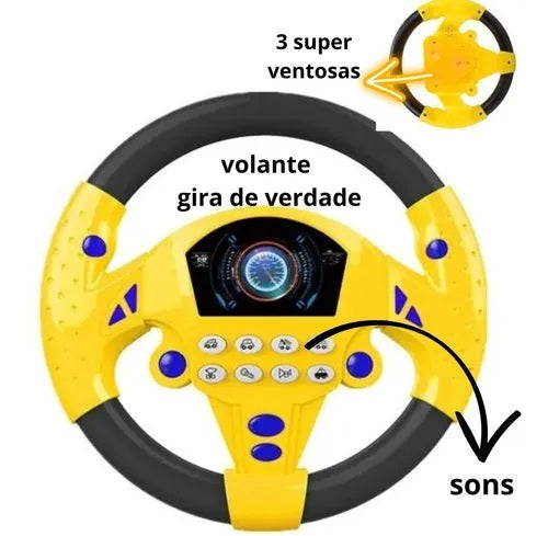 Happy Drive Toy - Volante Interativo Educativo - Salanas