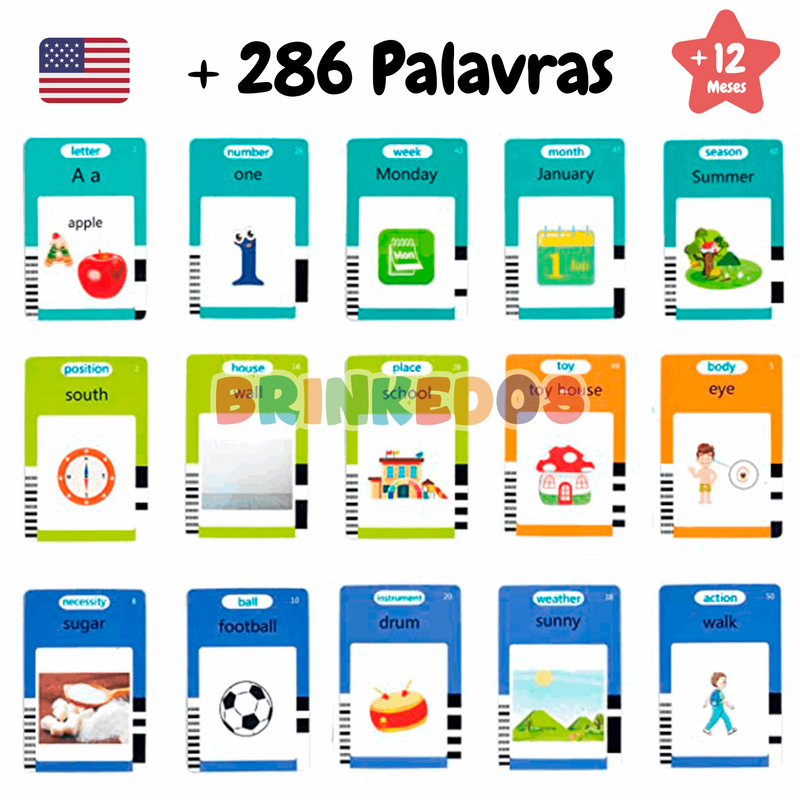 '+ 286 Palavras Extras para o Fale Inglês Kids™ - Salanas